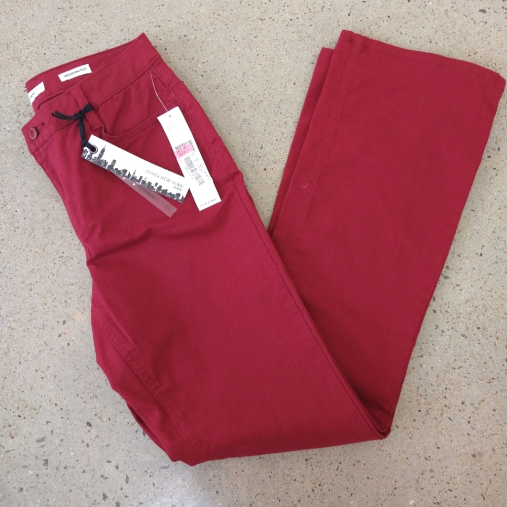 Jones New York Red Jeans